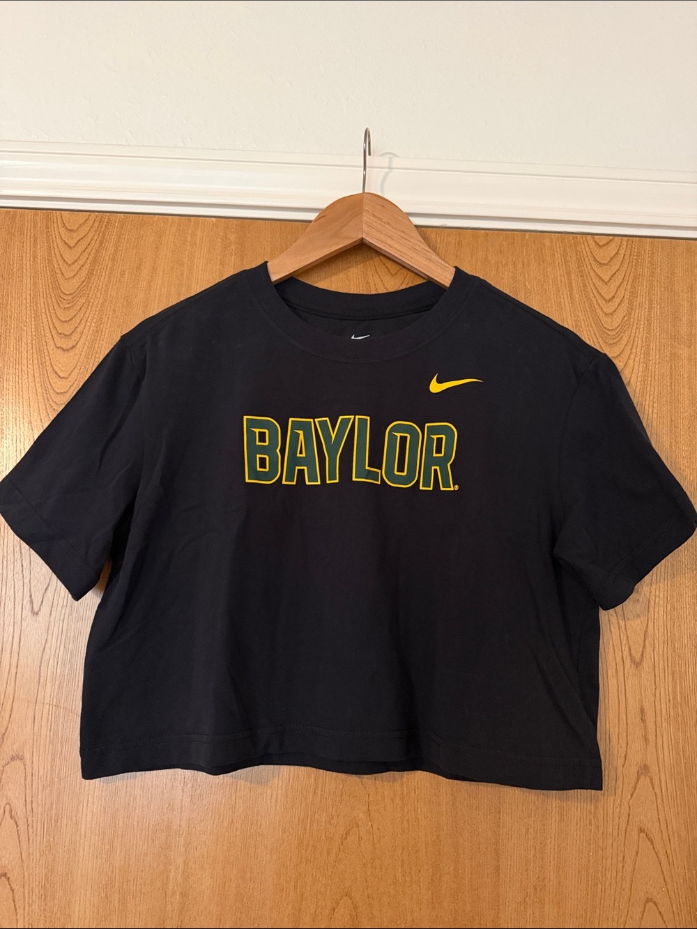 Nike Black Baylor Cropped Tee